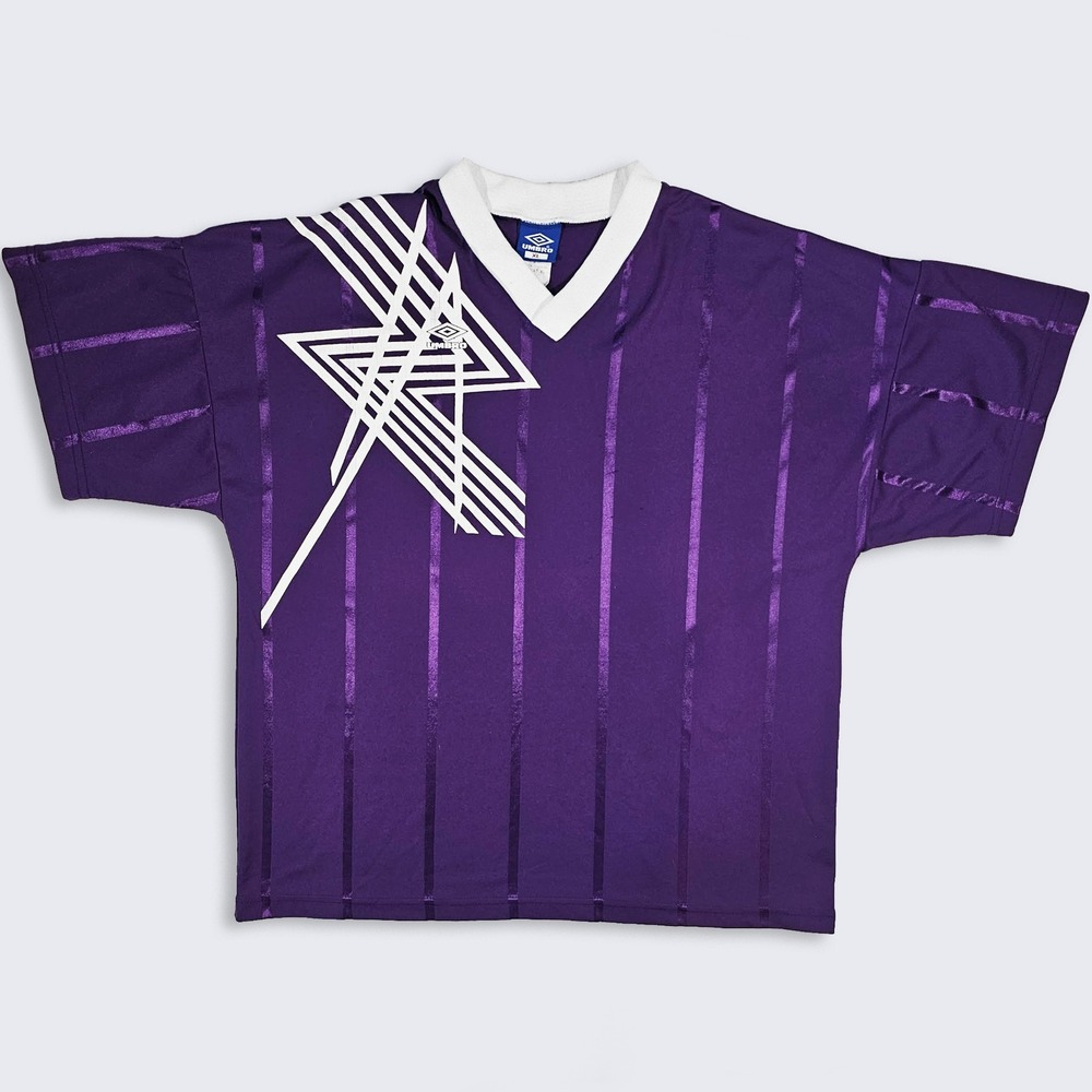 Umbro Vintage 90s Template Blank Purple Soccer Jersey